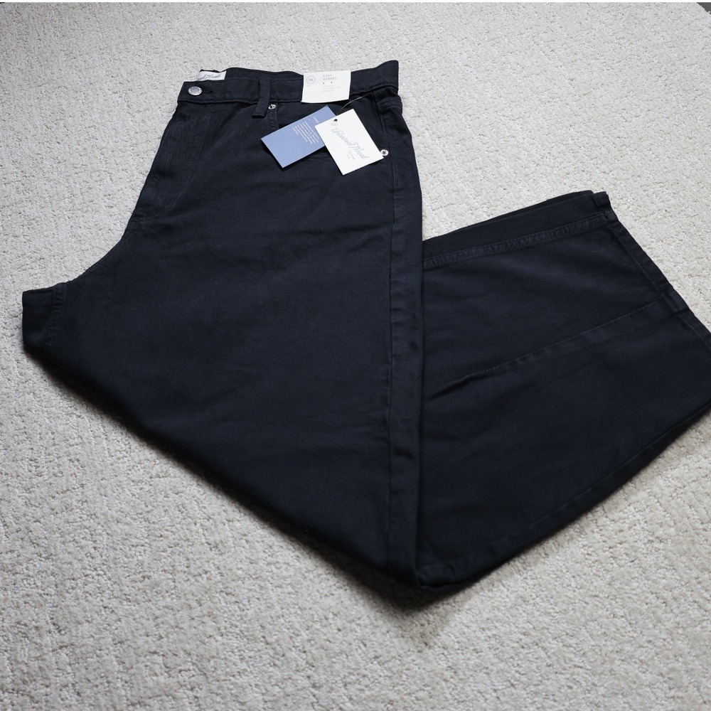Universal Thread High Rise Easy Barrel Jeans Black Size 16 Regular